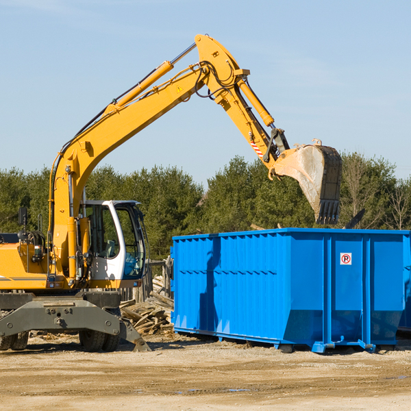 is there a minimum or maximum amount of waste i can put in a residential dumpster in Fairfield